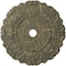 Ekena Millwork Angel Medallion (Canopies up to 15 3/4"), 32 1/4"OD x 3 5/8"ID x 1 1/8"P, Witch Hazel Crackle CM32ANWHC - alternate 1